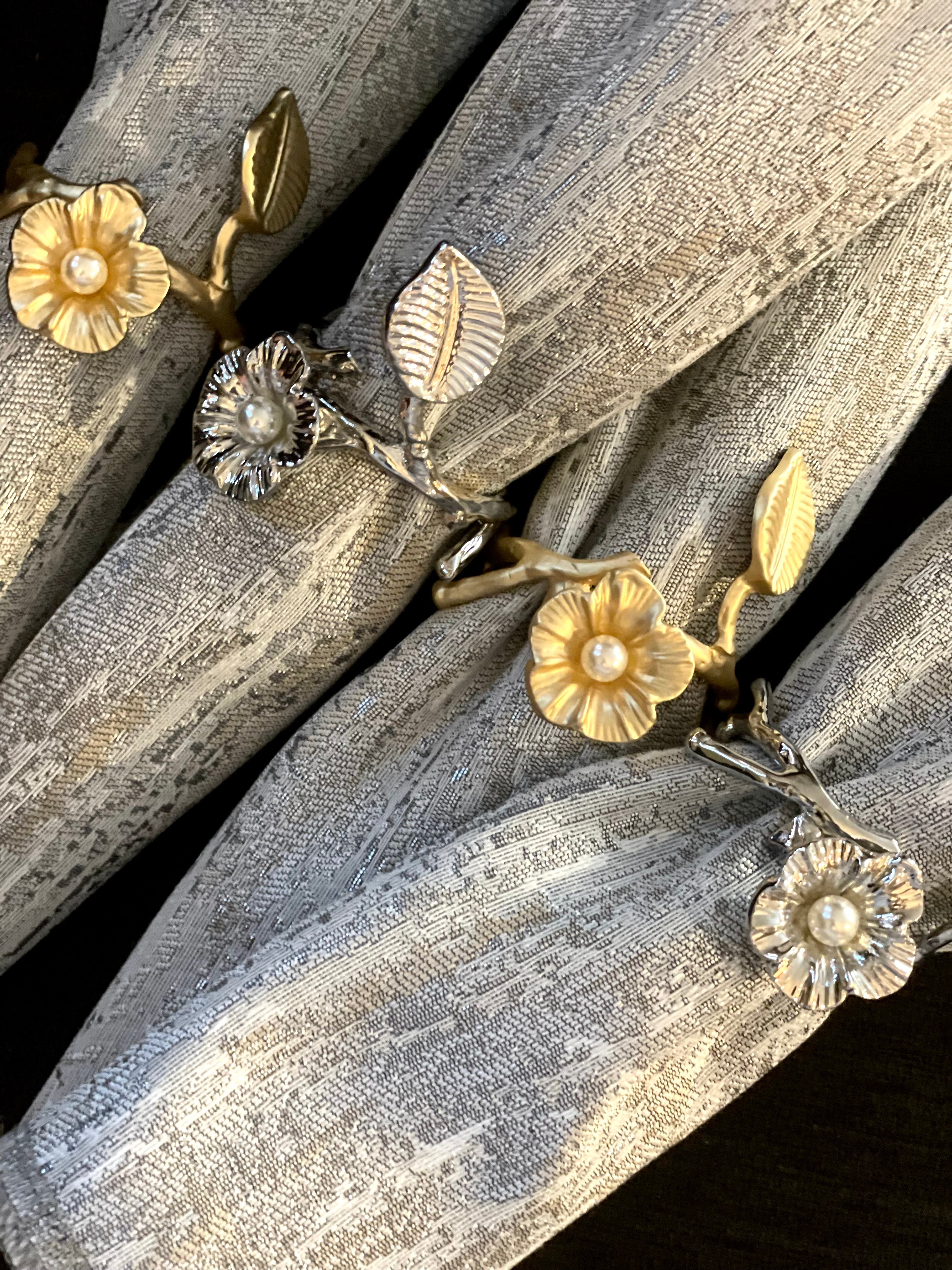 Gold branch - Set of 4