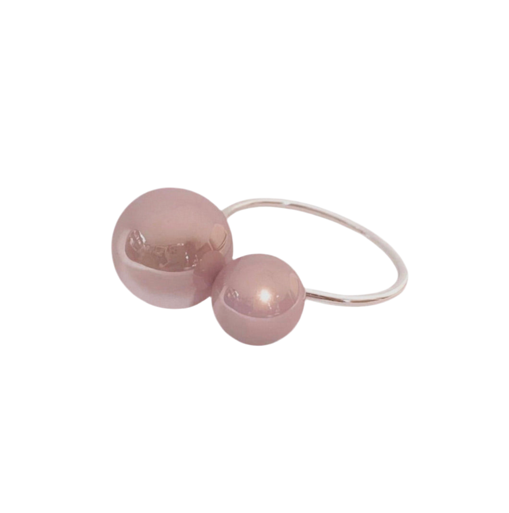 Pearl Ring - Set of 6 Variety of colors available