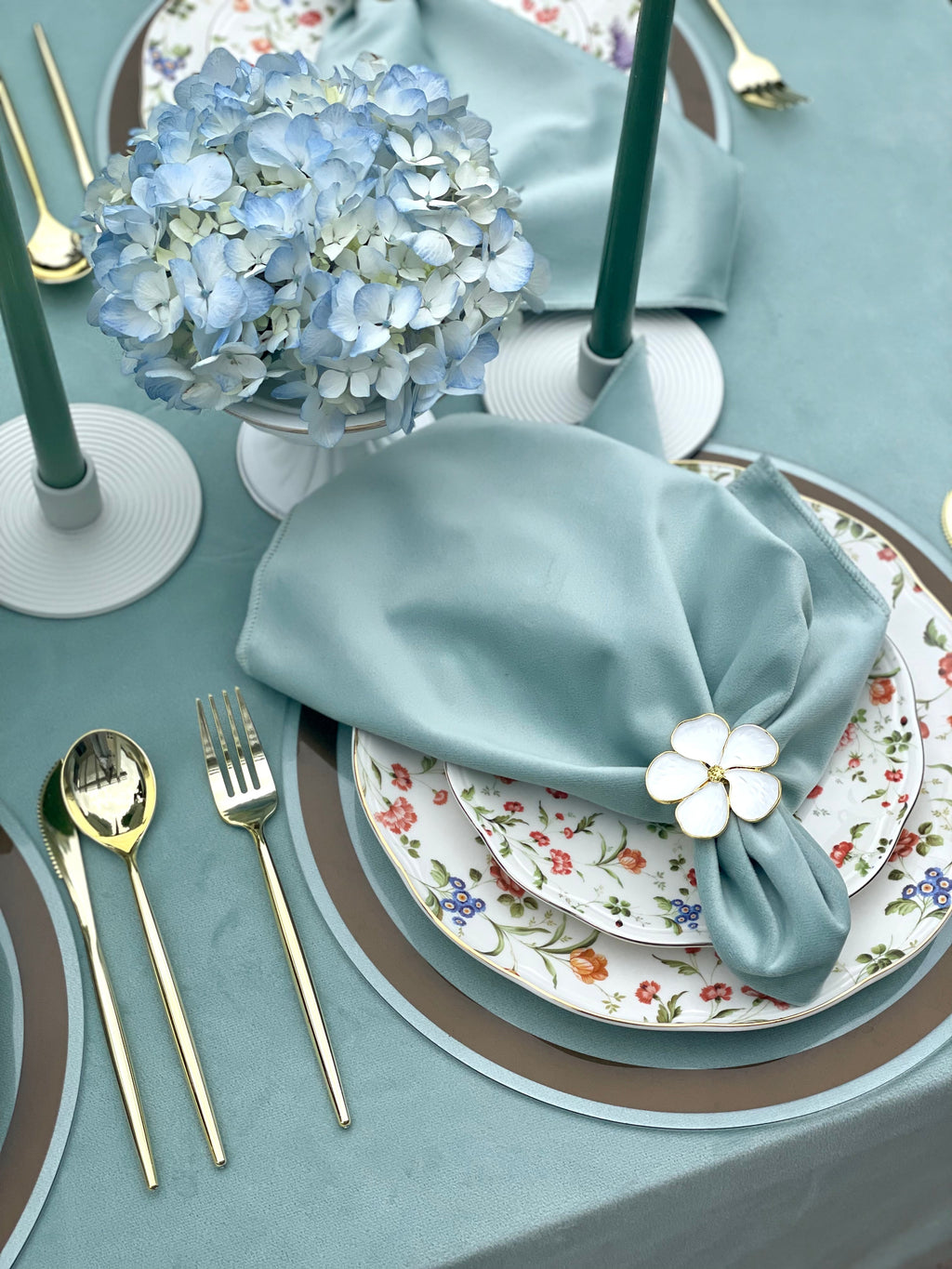 Velvet Mint Napkin (Pack of 6)